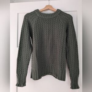 Twik Forest Green Crew Neck Sweater
